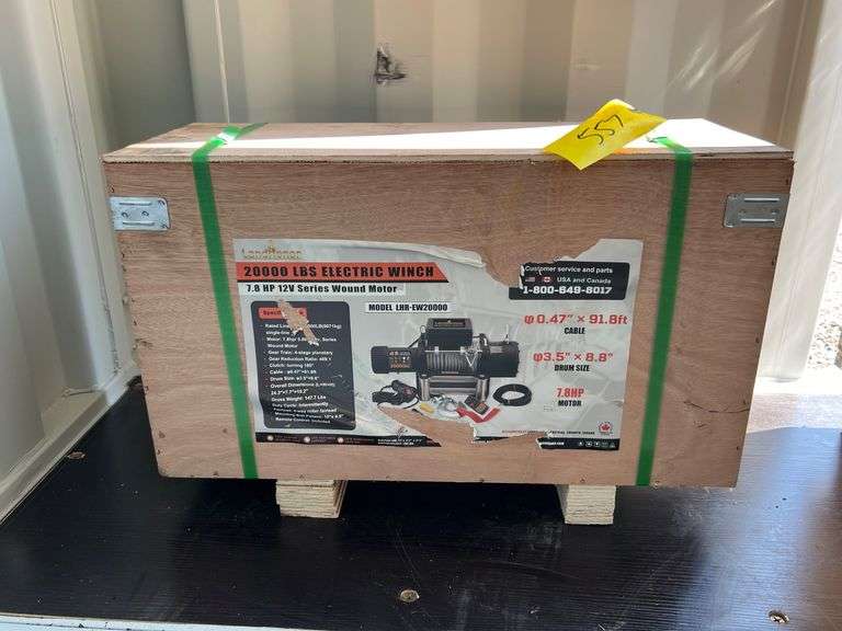 2025 Landhonor Unused LHR-EW20000 7.8hp 20,000lb Electric Winch image