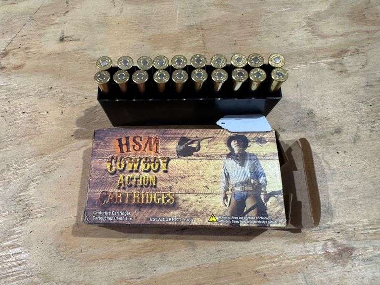 HSM Cowboy Action Cartridges, 38-55 WIN - Qty: 20 image