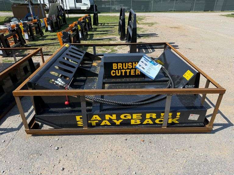2025 AGT Industrial Mower King Unused SSRC72 Skidsteer 72in Brush Cutter image