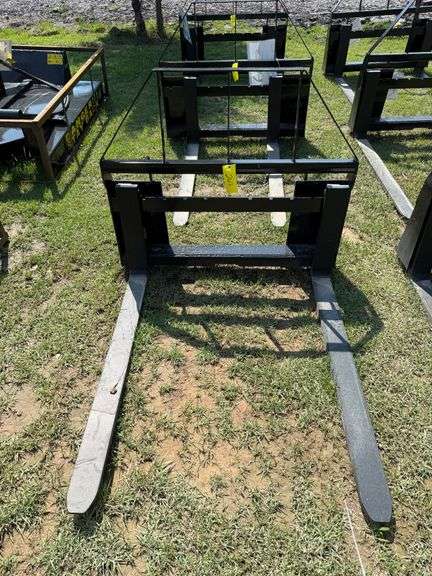 2025 AGT Industrial Mower King Unused SAII100 Skidsteer Pallet Forks image