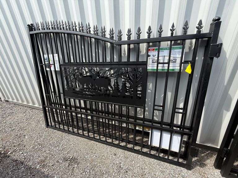 2025 KJ Unused K0720 Heavy Duty Metal Farm Driveway Gates image