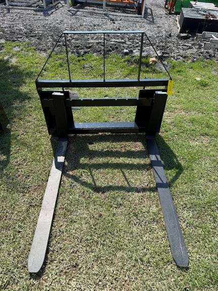 2025 AGT Industrial Mower King Unused SAII100 Skidsteer Pallet Forks image