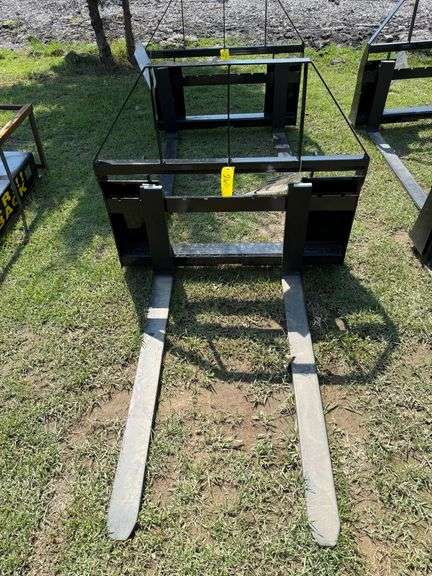 2025 AGT Industrial Mower King Unused SAII100 Skidsteer Pallet Forks image