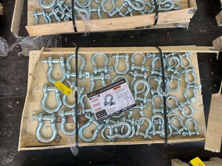 Pallet - 2025 Landhonor Unused LHR-G209 4.75-12T Anchor Shackles image