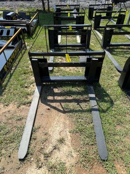 2025 AGT Industrial Mower King Unused SAII100 Skidsteer Pallet Forks image