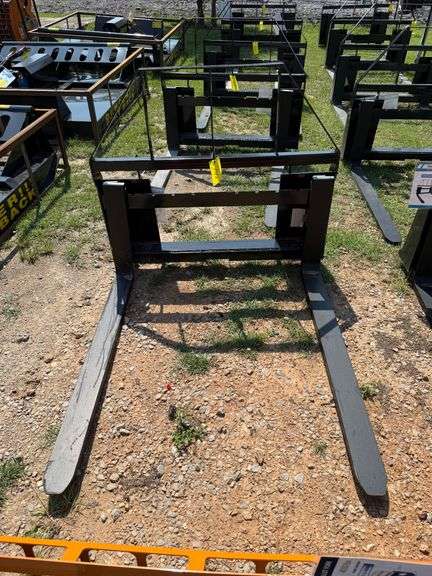 2025 AGT Industrial Mower King Unused SAII100 Skidsteer Pallet Forks image