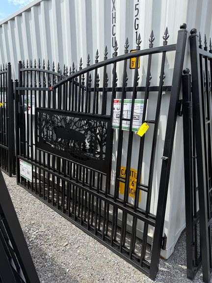 2025 KJ Unused K0720 Heavy Duty Metal Farm Driveway Gates image