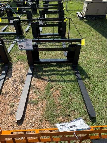 2025 AGT Industrial Mower King Unused SAII100 Skidsteer Pallet Forks image