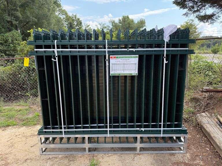 2025 KJ Unused K0608G-22 8ftx6ft Powder Coated Site Fence image