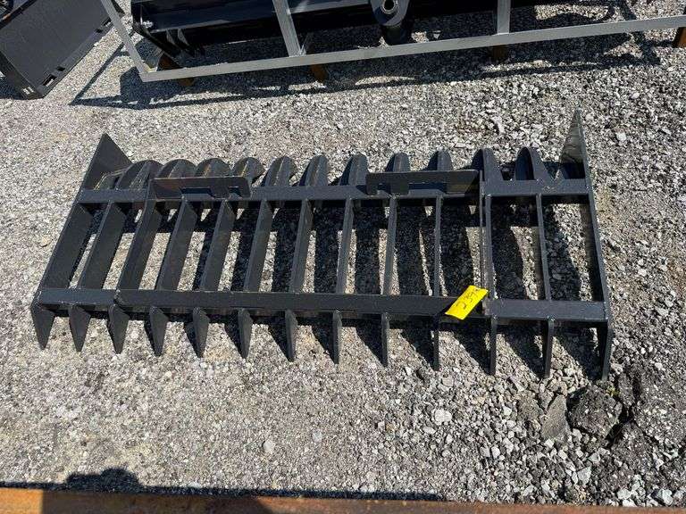 2023 Landhonor Unused RTR-12-72W Skidsteer Root Rake image