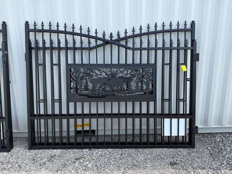 2025 KJ Unused K0720 Heavy Duty Metal Farm Driveway Gates image