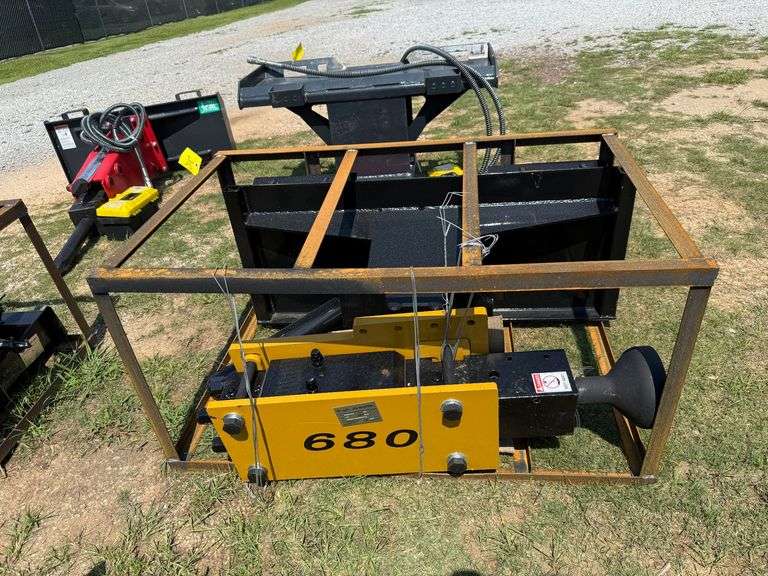 2025 CFG Industrial Unused PD680-PZ Skidsteer Post Pounder image