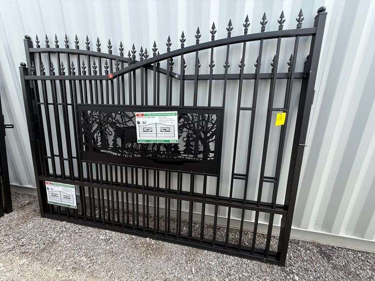 2025 KJ Unused K0720 Heavy Duty Metal Farm Driveway Gates image