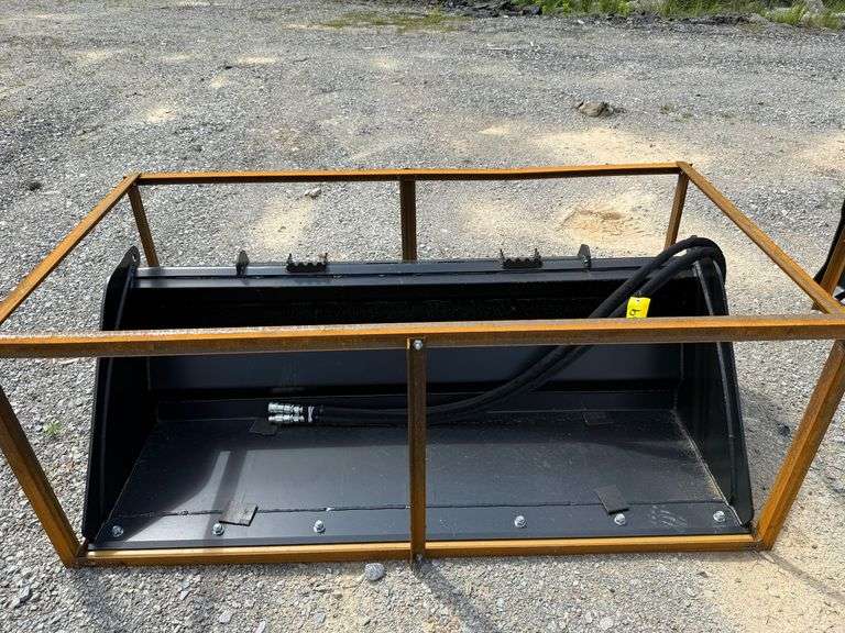 2025 Raytree Unused RMRB72 Skidsteer Power Rake Bucket image