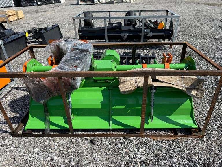 2025 AGT Industrial Unused TU180 74in 3pt Rotary Tiller image