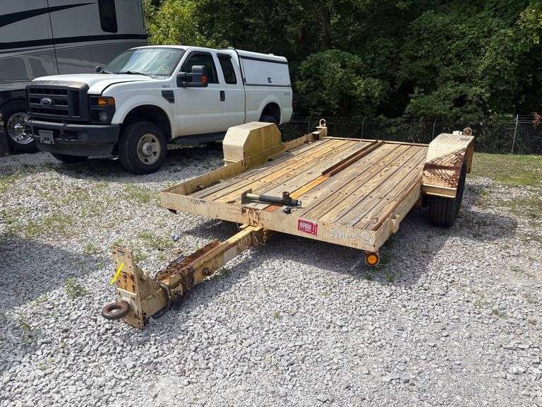 1998 Shop Built Single Axle Equipment Trailer image