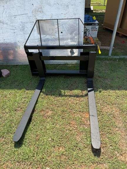 2025 AGT Industrial Mower King Unused SAII100 Skidsteer Pallet Forks image