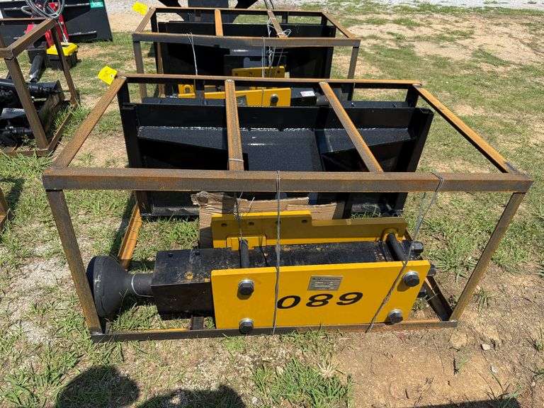2025 CFG Industrial Unused PD680-PZ Skidsteer Post Pounder image