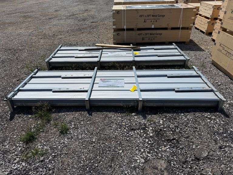 (100) 2025 KJ Unused K0311 10ft Long Corrugated Steel Panels image