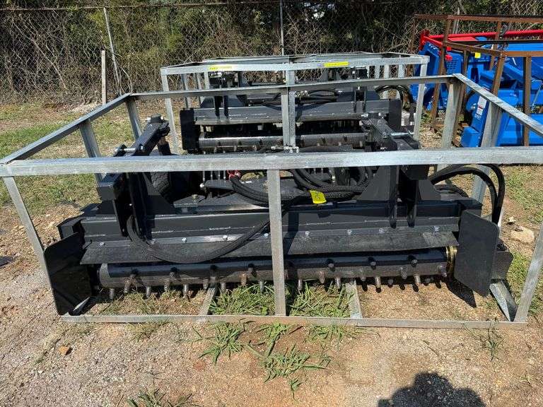 2025 Landhonor Unused PR-12-72W Skidsteer 72in Power Rake image