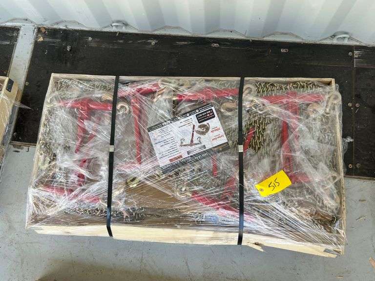 Pallet - 2025 Landhonor Unused LHR-RC9200 - 9200 lb Ratchet Binders and G70 Chains image