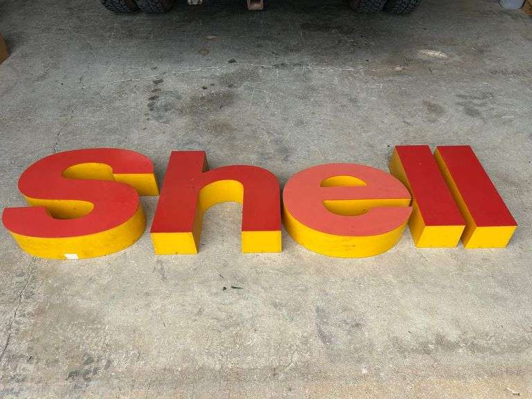 "Shell" Sign Letters image