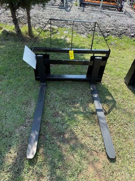2025 AGT Industrial Mower King Unused SAII100 Skidsteer Pallet Forks image