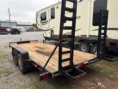 2021 BWise Manufacturing EH18-10ELE Commander Tandem Axle Equipment Trailer