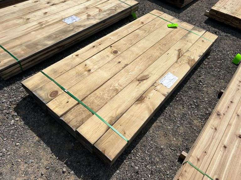 Stack- Southern Yellow Pine 2"x8"x8', 24 Pieces image