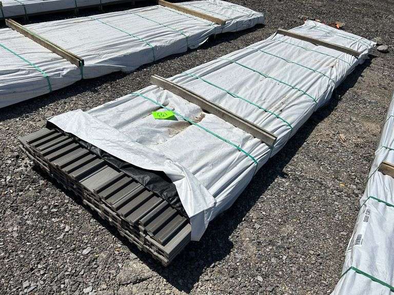 Stack- Composite Wood Boards 3 Lobe 23-Grooved 5/4x6-16' Gray, QTY-48 image