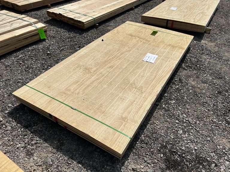 Stack- T1-11 Siding 4" on Center 11/32"x4'x8', 12 Sheets image