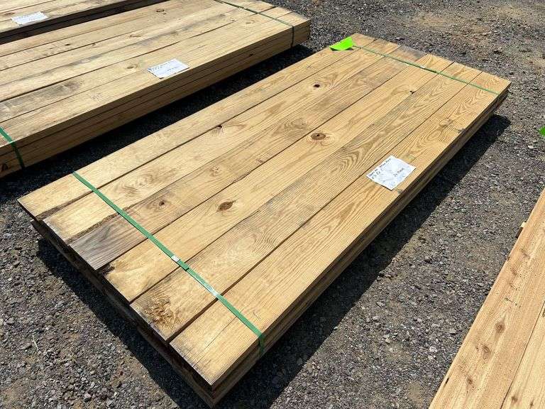 Stack- Southern Yellow Pine 2"x8"x8', 24 Pieces image