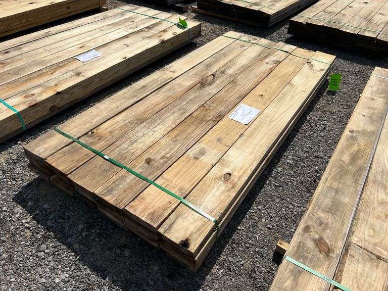 Stack- Southern Yellow Pine 2"x8"x8', 24 Pieces image