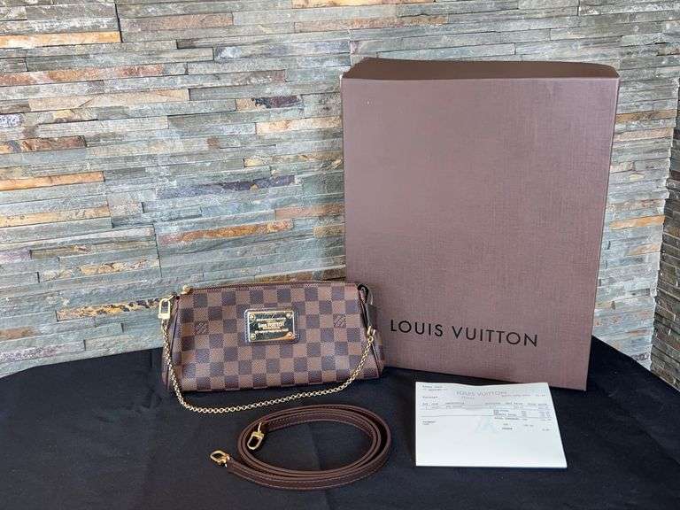Louis Vuitton Eva Damier Purse N55213 with Strap and Box image