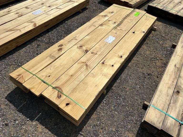Stack- Southern Yellow Pine 2"x12"x10', 20 Pieces image
