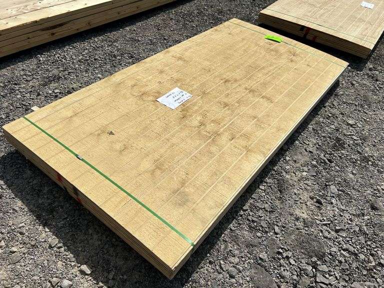 Stack- T1-11 Siding 4" on Center 11/32"x4'x8', 12 Sheets image