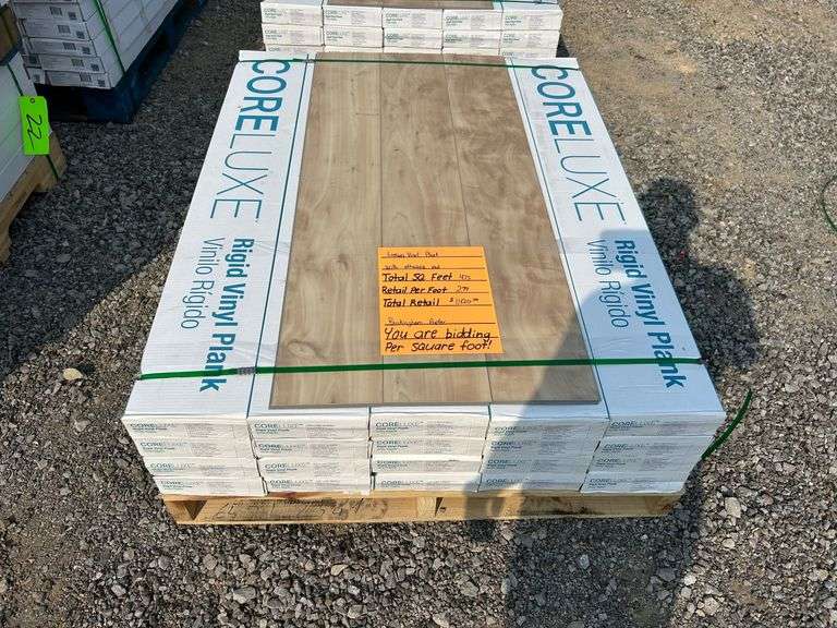 Pallet- CORELUXE Luxury Vinyl Plank Flooring, Buckingham Poplar image