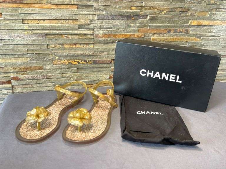 Chanel Sandals with Dust Bag and Box image