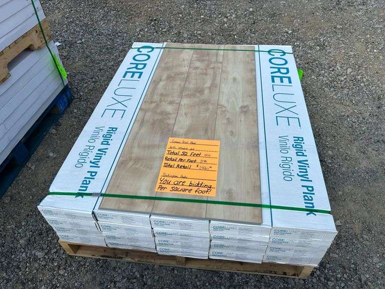 Pallet- CORELUXE Luxury Vinyl Plank Flooring, Buckingham Poplar image