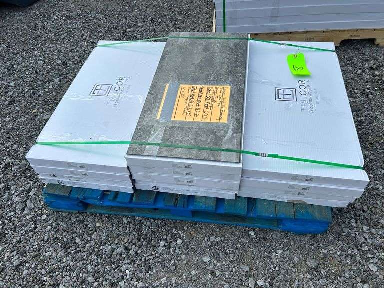Pallet-TRUCOR Luxury Vinyl Plank Flooring, Graphite Metallic image