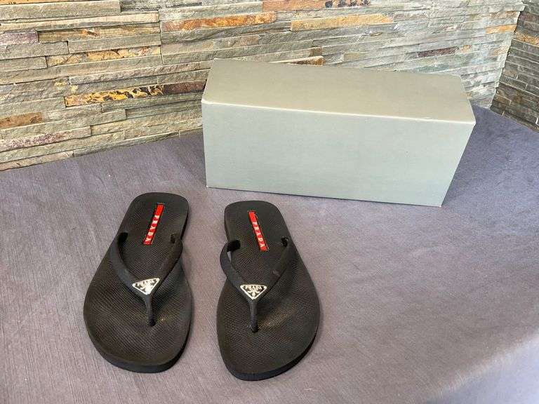 Prada Flip-Flops with Box image