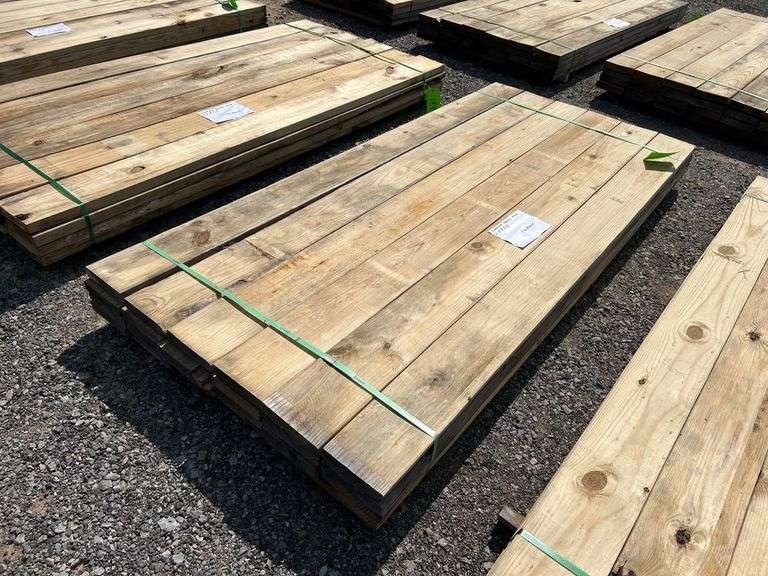 Stack- Southern Yellow Pine 2"x8"x8', 24 Pieces image