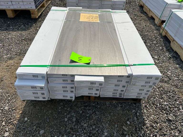 Pallet-Luxury Vinyl Plank Flooring, Grey Wood Texture image