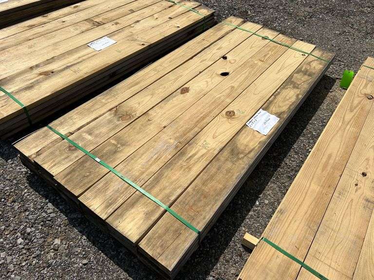 Stack- Southern Yellow Pine 2"x8"x8', 24 Pieces image