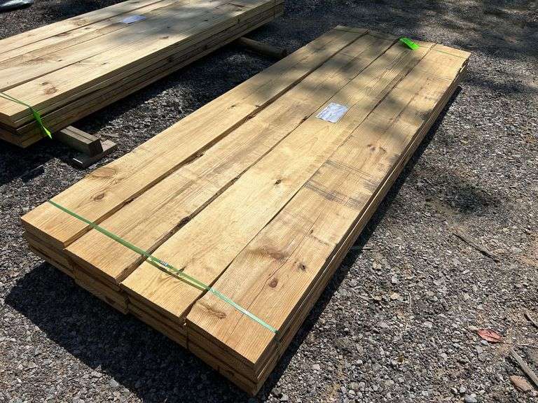 Stack- Southern Yellow Pine 2"x12"x10', 20 Pieces image