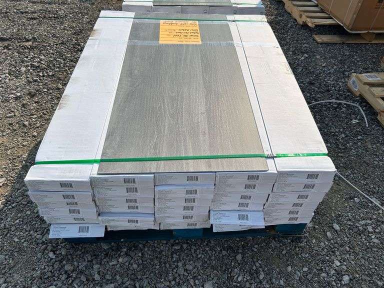 Pallet- Unilin Luxury Vinyl Plank Flooring, Grey Wood Texture image