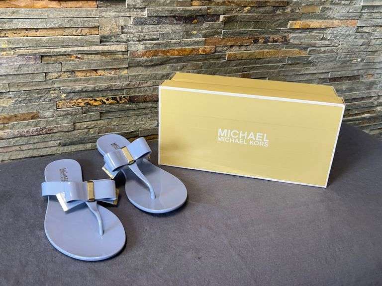 Michael Kors PVC Kayden Sandals with Box image