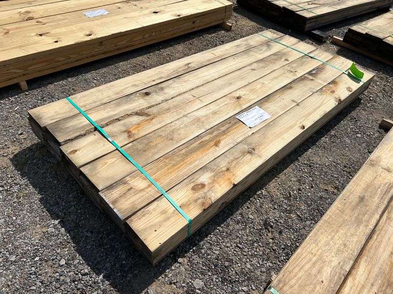 Stack- Southern Yellow Pine 2"x8"x8', 24 Pieces image