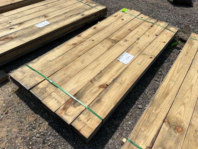 Stack- Southern Yellow Pine 2"x8"x8', 24 Pieces image