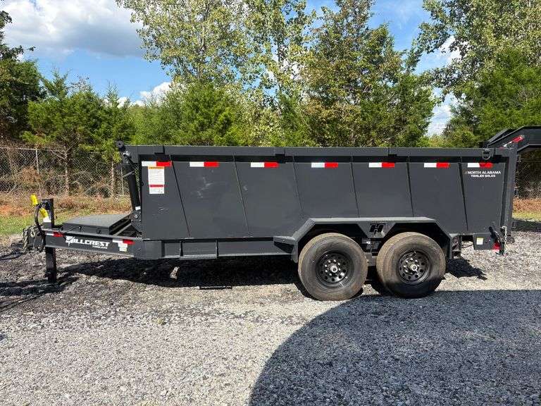 2025 Hillcrest Trailers 14714SDH Tandem Axle Dump Trailer image